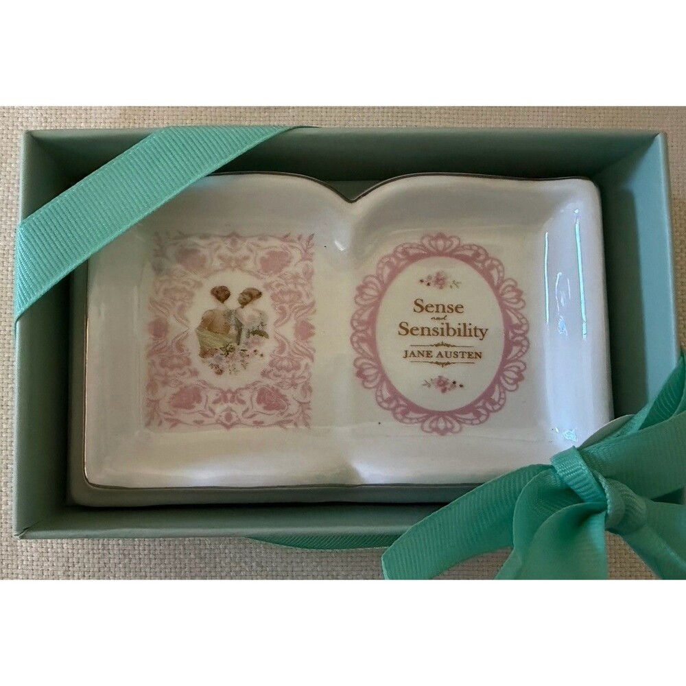 NIB Sense and Sensibility Trinket Tray Gift Set by Eccolo
